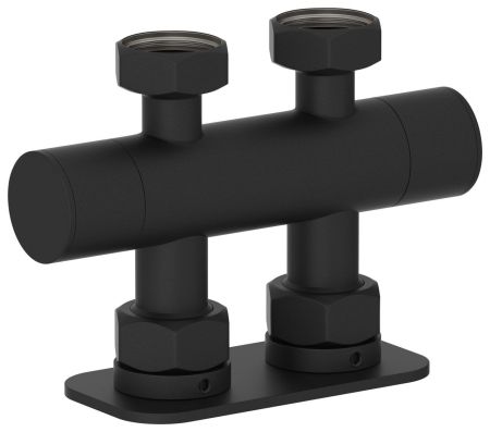 Вентиль 2х3/4" прямой скрытый-скрытый EU50 (МУАР Темный Титан (РЕ-64))