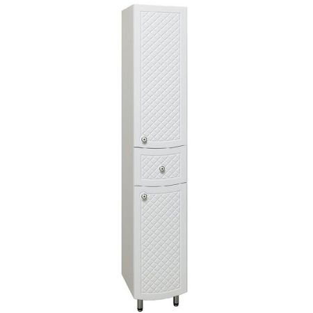 Шкаф пенал Runo Милано 30 4620750026561 Белый, артикул 4620750026561