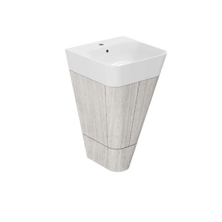 AZZURRA BUILD  раковина подвесная/накладная  50х50х16 см с 1 отв. под смеситель , цвет белый, артикул BULP05050T0MBI*1