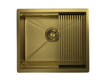 Кухонная мойка GRANULA (5045U, ЗОЛОТО САТИН), артикул 5045U, ЗОЛОТО САТИН