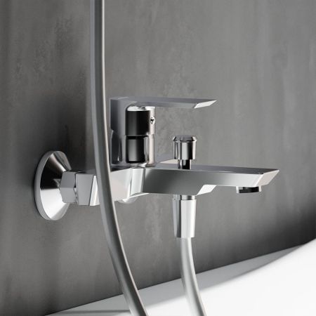 471000001 Apollo Смеситель для ванны и душа, хром, артикул 471000001