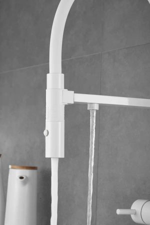 Смеситель для кухни Rose R958C, белый, артикул R958C