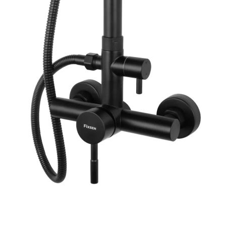 Душевая система Fixsen OXFORD FX-9500B, черная, артикул FX-9500B