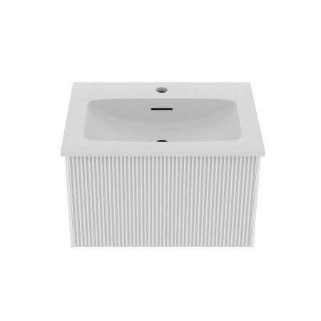 Тумба под раковину подвесная La Fenice Terra FNC-01-TER-B-60, белая, артикул FNC-01-TER-B-60