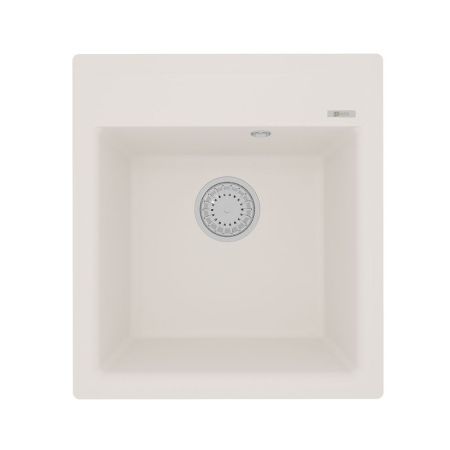 Кухонная мойка Lemark HANKA 450 врезная прямоугольная из кварцгранита цвет: Жасмин  (9910010), артикул 9910010