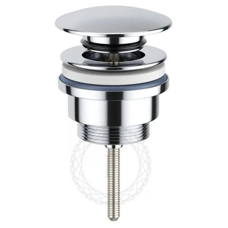 Донный клапан для раковины FILARETE FL75CR, хром, артикул FL75CR