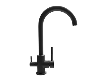 Смеситель ULGRAN Steel 020-003, цвет "вороненая сталь" (US-020-003)