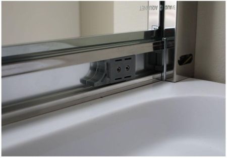 Душевой уголок Aquanet Delta NPE2142 90x90, R550, прозрачное стекло, артикул 00202312