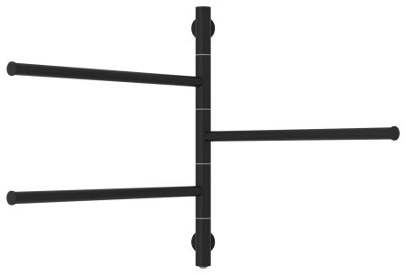 Электрический полотенцесушитель СУНЕРЖА "Триада" 540х585 (35.8 Вт) (Матовый Чёрный)