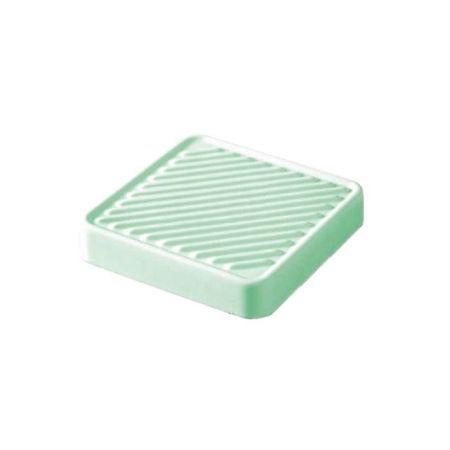 Artceram Cartesio Мыльница настольная керамическая 18х18 см, цвет зеленый глянцевый, артикул CAC001 35 00