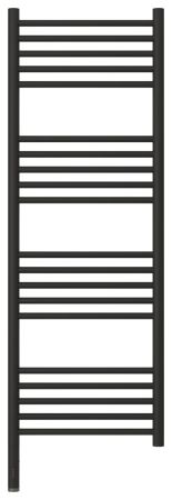 Полотенцесушитель электрический "БОГЕМА 3.0" прямая 1200х400 / МЭМ левый (Тёмный титан муар), артикул 15-5804-1240