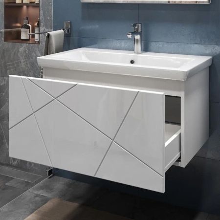 Тумба под раковину подвесная VIGO Geometry 035, 80 см, артикул 035