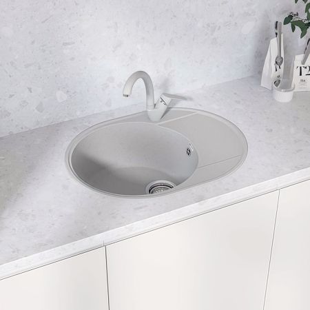 Кухонная мойка Maretti Kitchen KT610-GR, серый, артикул KT610-GR