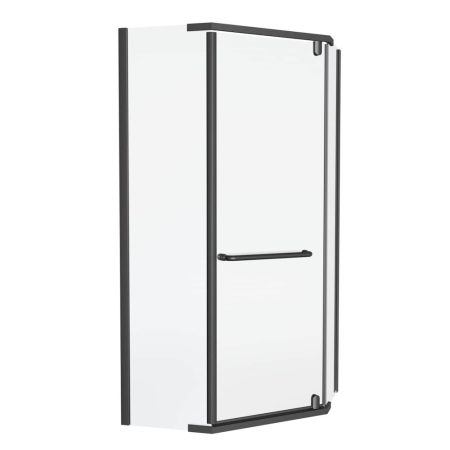 Душевой уголок Knotlor FCD090CG0GM 5-тиугольный 90х90х200, оружейная сталь