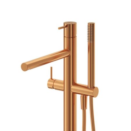 Напольный смеситель для ванны и душа CEZARES LEAF-VDP-L LEAF-VDP-L-SR Cezares, артикул LEAF-VDP-L-SR