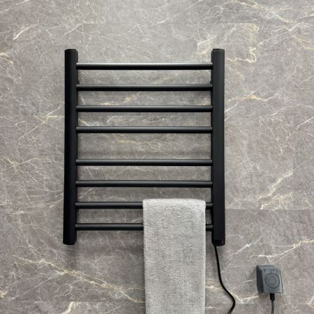 Полотенцесушитель электрический Fixsen UNIVERSAL 600х500 FX-7200B, черный, артикул FX-7200B