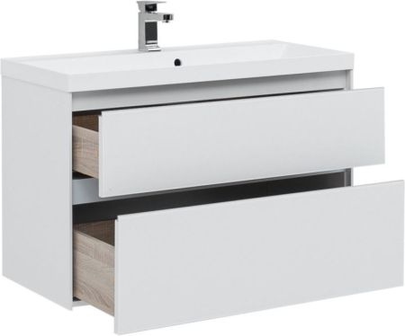 Мебель для ванной Aquanet Гласс 100 белый, артикул 00240468