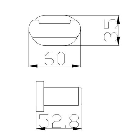 Крючок для ванной комнаты двойной Rav Slezak YUKON YUA0102CMATZ, золото/черный, артикул YUA0102CMATZ