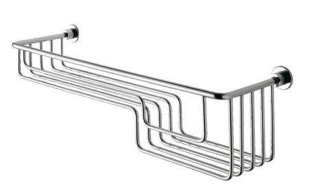 Gedy, решётка прямоугольная 1-уровневая с двумя глубинами (42,5х13хh11,5), цвет хром, артикул 5620(13)