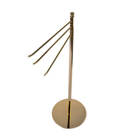 Stil Haus Hashi, стойка h85,5 см: 3 полотенцедержателя, цвет золото, артикул 1123/3(16)