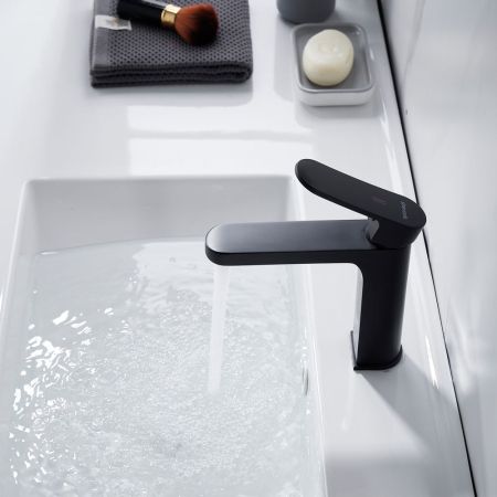 Смеситель для раковины Shevanik S4501H, черный, артикул S4501H