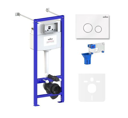 Комплект 5 в 1 инсталляции для подвесного унитаза Lavinia Boho Relfix 77020052, артикул 77020052