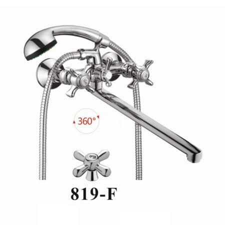 Смеситель для ванны D-Lin D145819-F, хром, артикул D145819-F