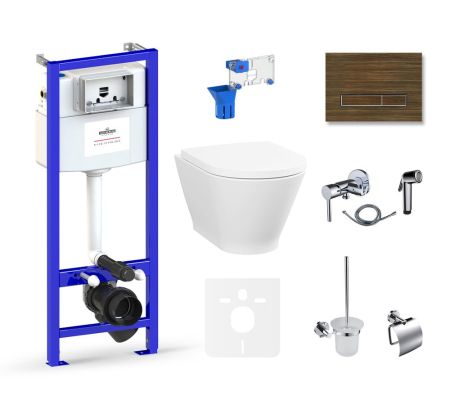 Комплект 10 в 1 Lavinia Boho Elegant Rimless 75110809, премиум с пластиковой клавишей, артикул 75110809