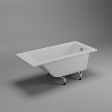 Ванна из литьевого мрамора Delice Diapason 1500х700