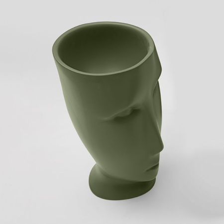 Kerasan Artwork Раковина свободностоящая "MOLOCO", слив в стену, цвет: Verde muschio