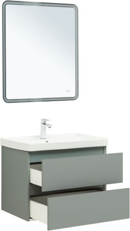 Тумба под раковину Aquanet Вега 2.0 70 мисти грин, артикул 00337960