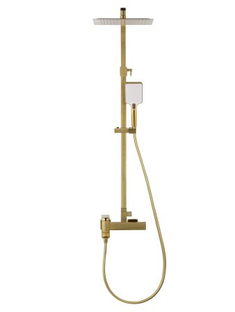 Душевая система WONZON & WOGHAND EDGE, Брашированное золото (WW-88739003-BG), артикул WW-88739003-BG