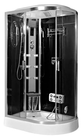 Душевая кабина Niagara NG-903 120x80 R стекло тонированное задние стенки Черные, артикул 9030135R