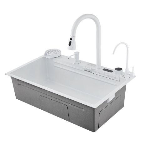 Многофункциональная кухонная мойка Savol S-SC002W, белый, артикул S-SC002W