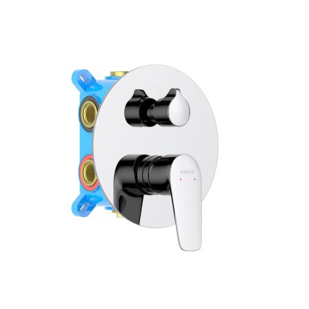 Смеситель для ванны, 3 режима (внешняя и скрытая часть) AQUATEK AQ1147CR БЕТТА, артикул AQ1147CR