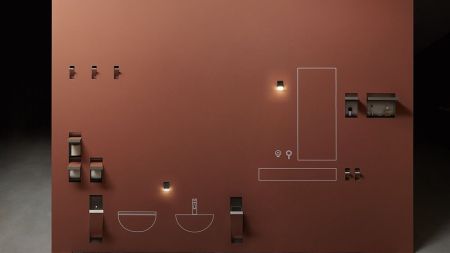 ANTONIO LUPI SESAMO Держатель для туалетной бумаги, встраиваемый в стену, из нержавеющей стали AISI 304, отделка «алюминий, артикул SESAMO4