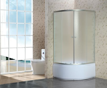 Душевой уголок Niagara Eco NG-005-14 (80х80х195) высокий поддон(39см),стекло матовое,2 места, артикул _0051422