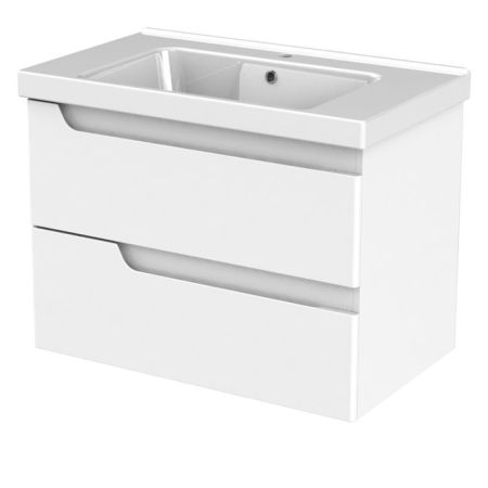 Тумба с раковиной Orange Milano 80-02 ТР-МR 80 подвесная Белая