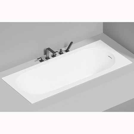 Ванна, Salini, Ornella Kit, ширина, мм-1790, глубина, мм-794, высота, мм-610/630, водоизмещение (л)-287, тип установки-встраиваемый/пристенный, форма-прямоугольная, чаша-овальная, в комплекте-регулируемые ножки до 2 см, сифон, интегрированный слив-перелив, артикул 102422M