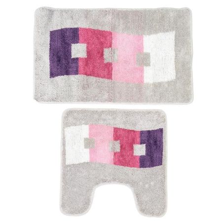 Комплект ковриков Milardo Curvy Esplanade 50х80 Разноцветный