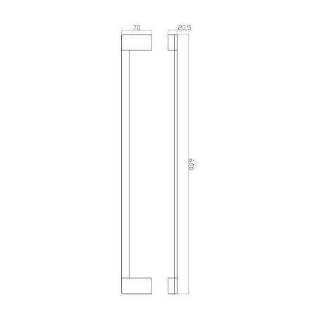 Полотенцедержатель Rav Slezak NIL NLA0701/50ZK, золото брашированное