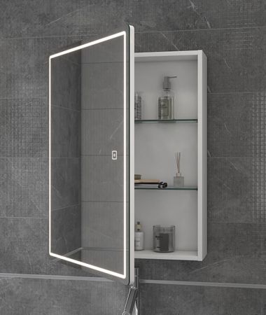 Зеркальный шкаф VIGO Geometry zsh.GEO.60.El, 60 см, артикул zsh.GEO.60.El