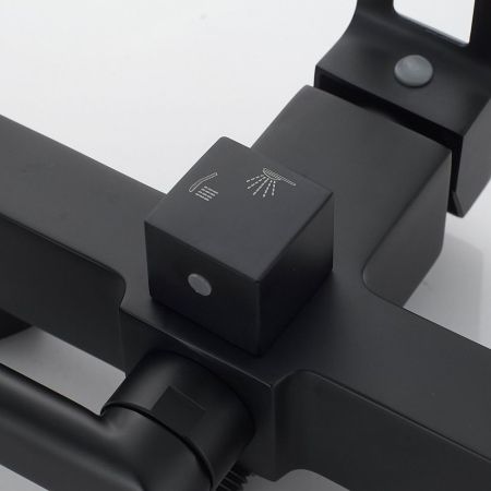 Смеситель для ванны Raffine F2296H, черный, артикул F2296H