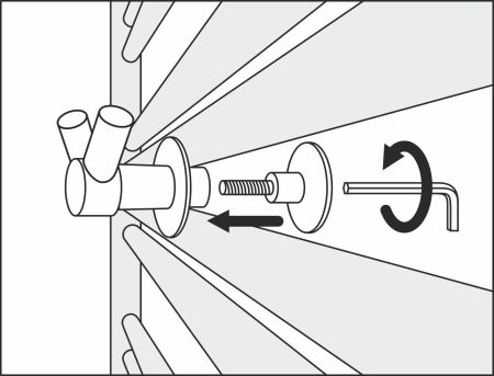 Крючок, Сунержа, ВИКТОРИЯ, двойной, ширина, мм-50, глубина, мм-50, высота, мм-50, тип установки-между перемычками полотенцесушителя, для водяных и электрических моделей, материал-нержавеющая сталь, крепления в комплекте, цвет-флок бронза, артикул 50-2010-0002