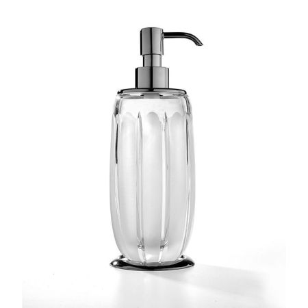 Дозатор, 3SC, Montblanc, механический (нажимной), ширина, мм-75, глубина, мм-75, высота, мм-230, тип установки-настольный (свободностоящий), материал колбы-хрусталь, цвет колбы-прозрачный, цвет дозатора-хром, артикул MB01DACRSL