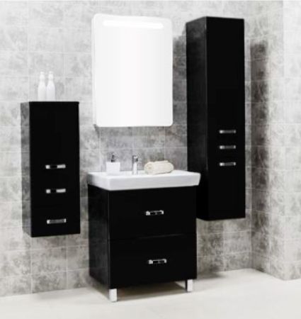 Тумба под раковину АКВАТОН АМЕРИНА Н 67 1A169301AM010 (напольная, белый глянец), шт, артикул 1A169301AM010