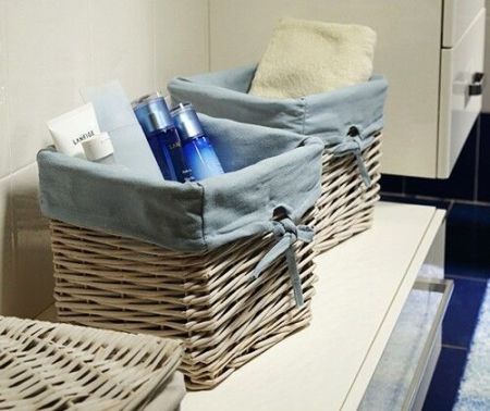 Корзина для белья WasserKRAFT Lopau 36x36x27 WB-320-L Кремовая, артикул WB-320-L