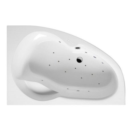 Ванна EXCELLENT Newa 160x95 (правая)  "RELAX" (хром), артикул WAEX.NEP16.RELAX.CR