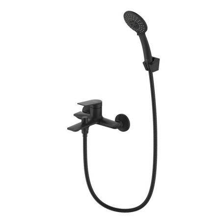 Смеситель для ванны Milardo Azure черный матовый (AZUBL00M02), артикул AZUBL00M02