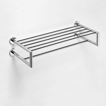 Полочка OMEGA для полотенец двойная 220x600мм